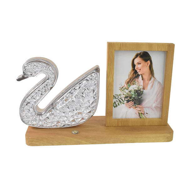 Duck Shape Cystal Led Lamp Photo Frame Night Lamp Wedding Gift Love Couple