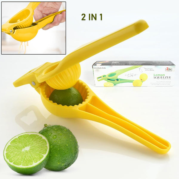 Kitchen 2 In 1 Unbreakable Lemon Squeezer And Bottle Opener (1 Pc)