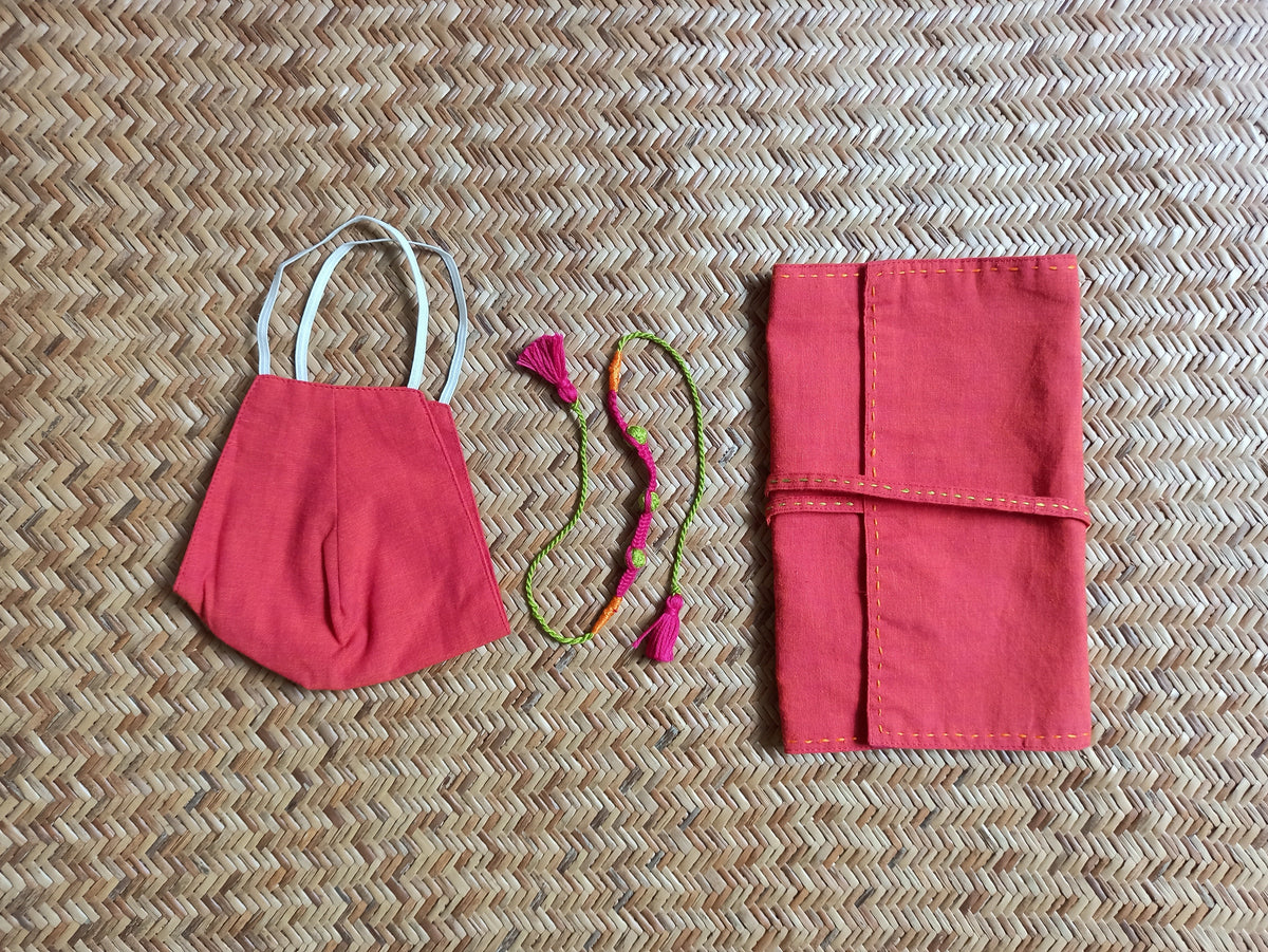 Raksha Pink Rakhi Set