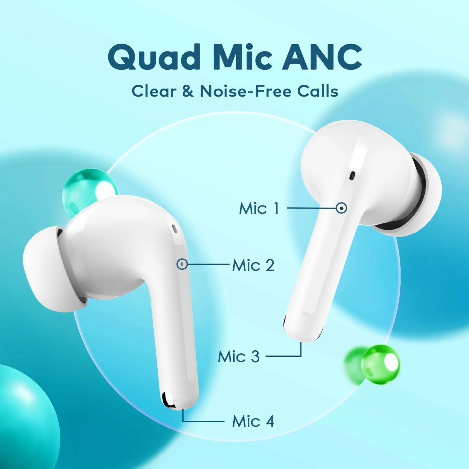 itel T31 Pro TWS Earbuds with Active Noise Cancellation & 45H Playback (Multicolor) LUCKY MOBILES & ELECTRONICS