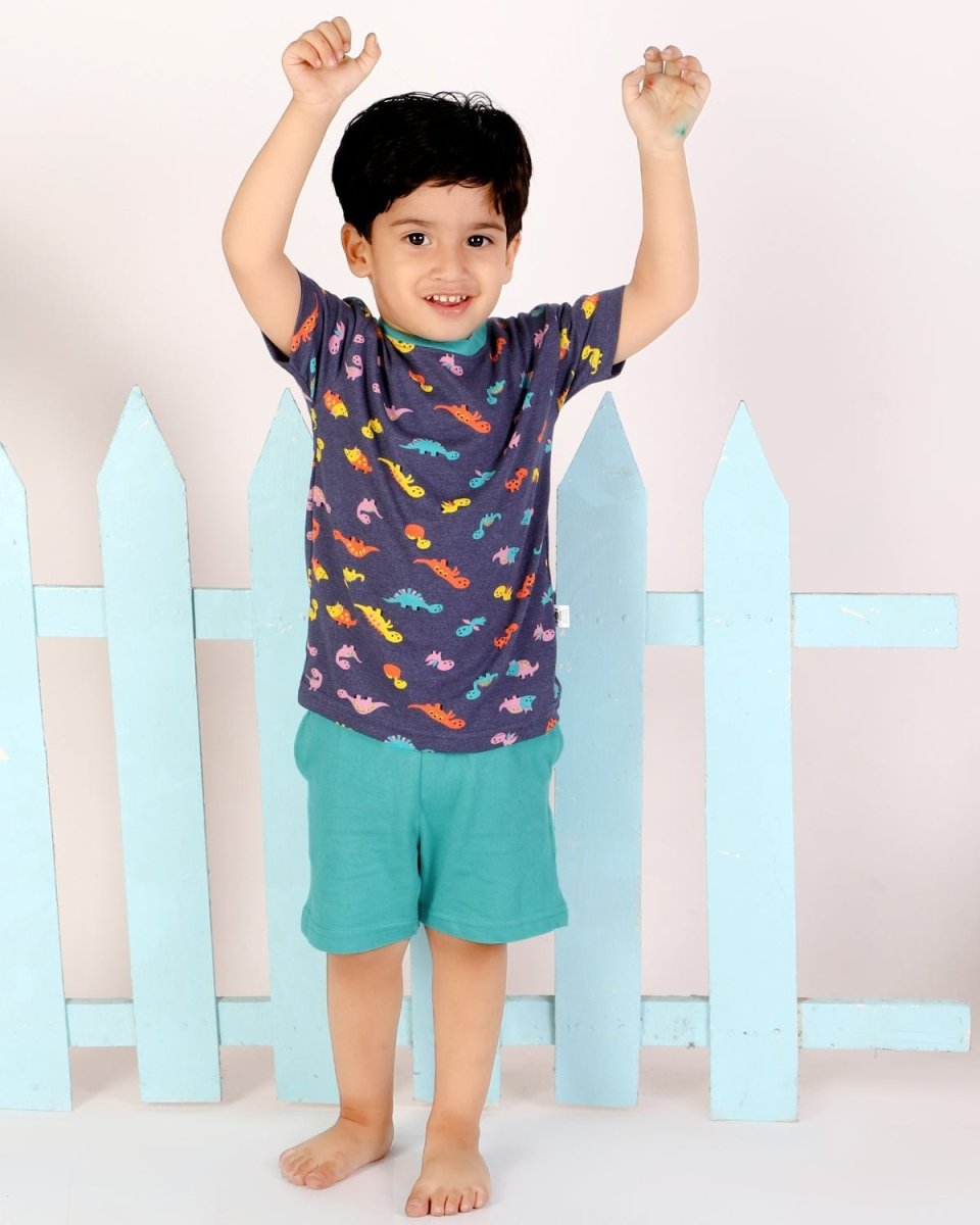 Dino Squad Boys Casual Set - KCW-DNSQD-6-12