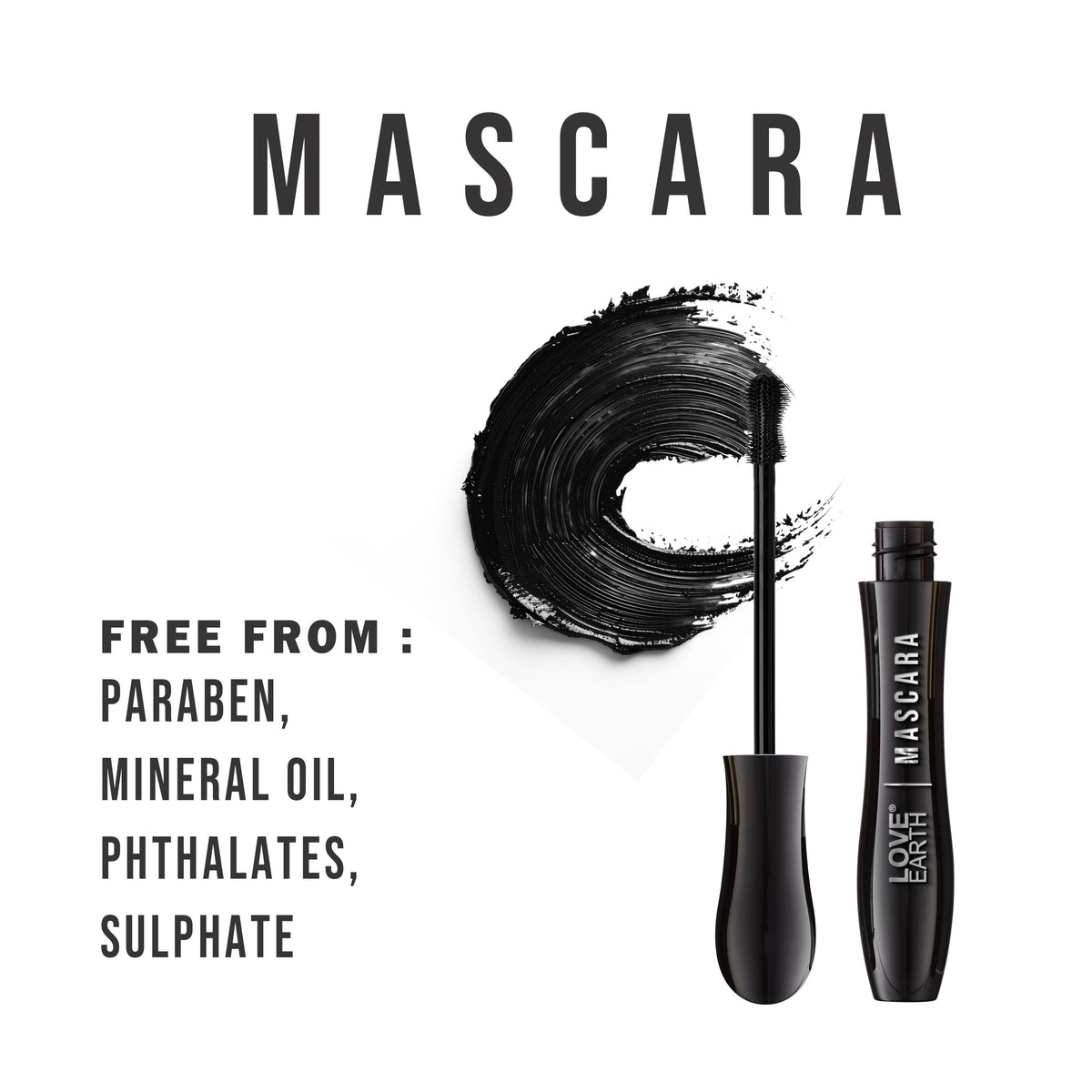 Love Earth Lash Max Mascara - Black - image 4