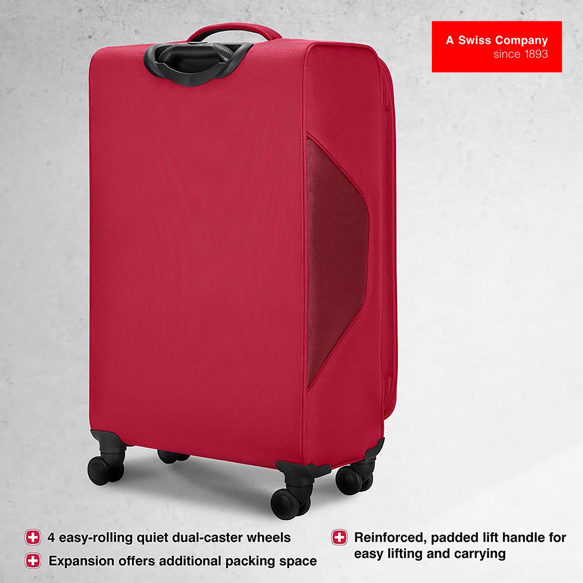 Wenger Fantic Pro Check-in Suitcase - Large - Red - Image 2