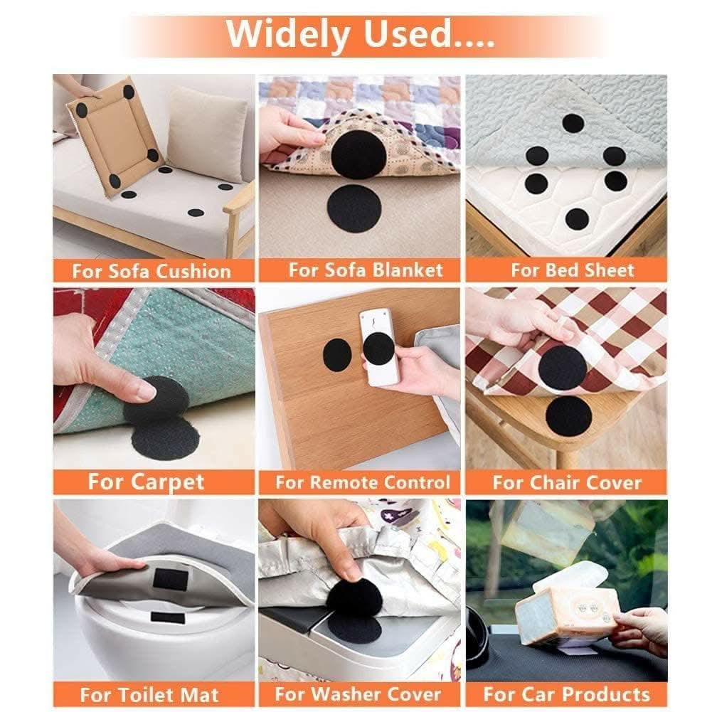 Multipurpose Round Self Sticker Combo Set (10 Pieces) - HalfPe
