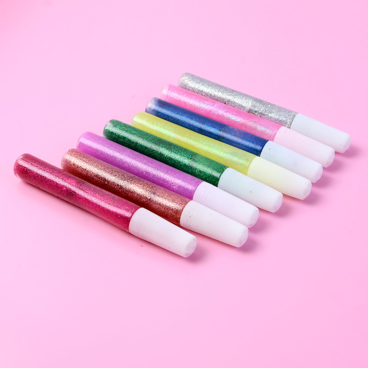 Diy Multi-color Glitter Craft Glue Pen Set (10ml 8 Pc)