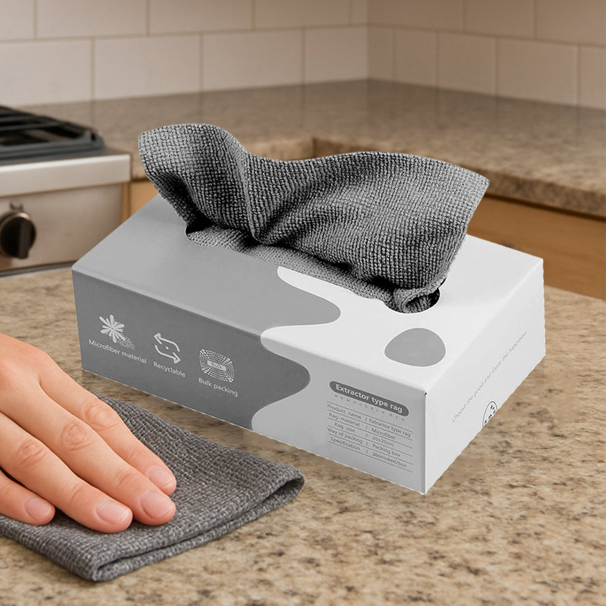 Thickened Magic Wipe Home Kitchen Car Multi-functional Cleaning Rag (20 Pc) HP DD