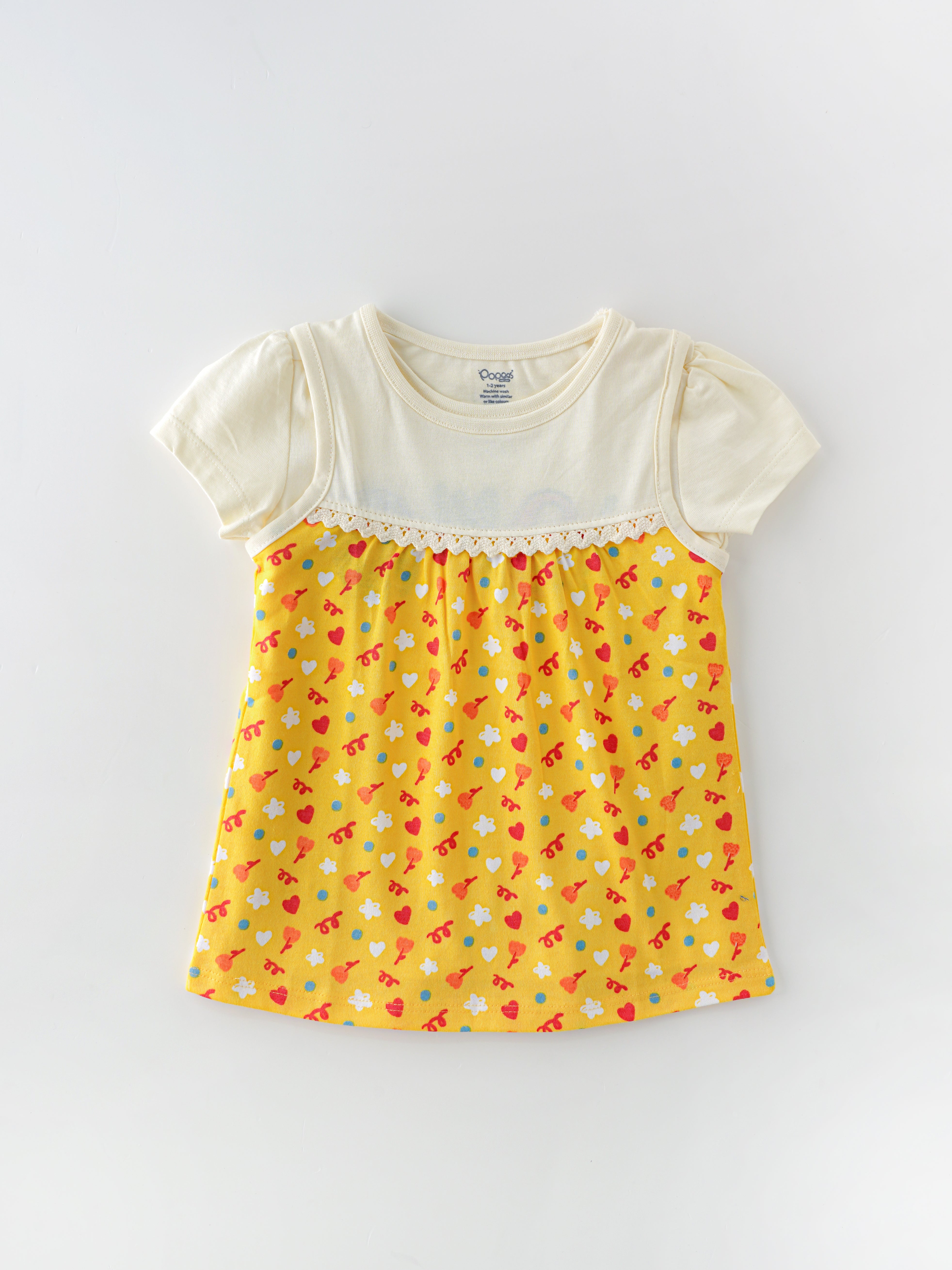 Fashionable Cotton Dress for Girls - Image 1
