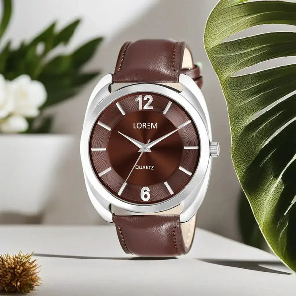 LOREM Brown Stylish Dial Analog Watch For Men LR79 LOREM