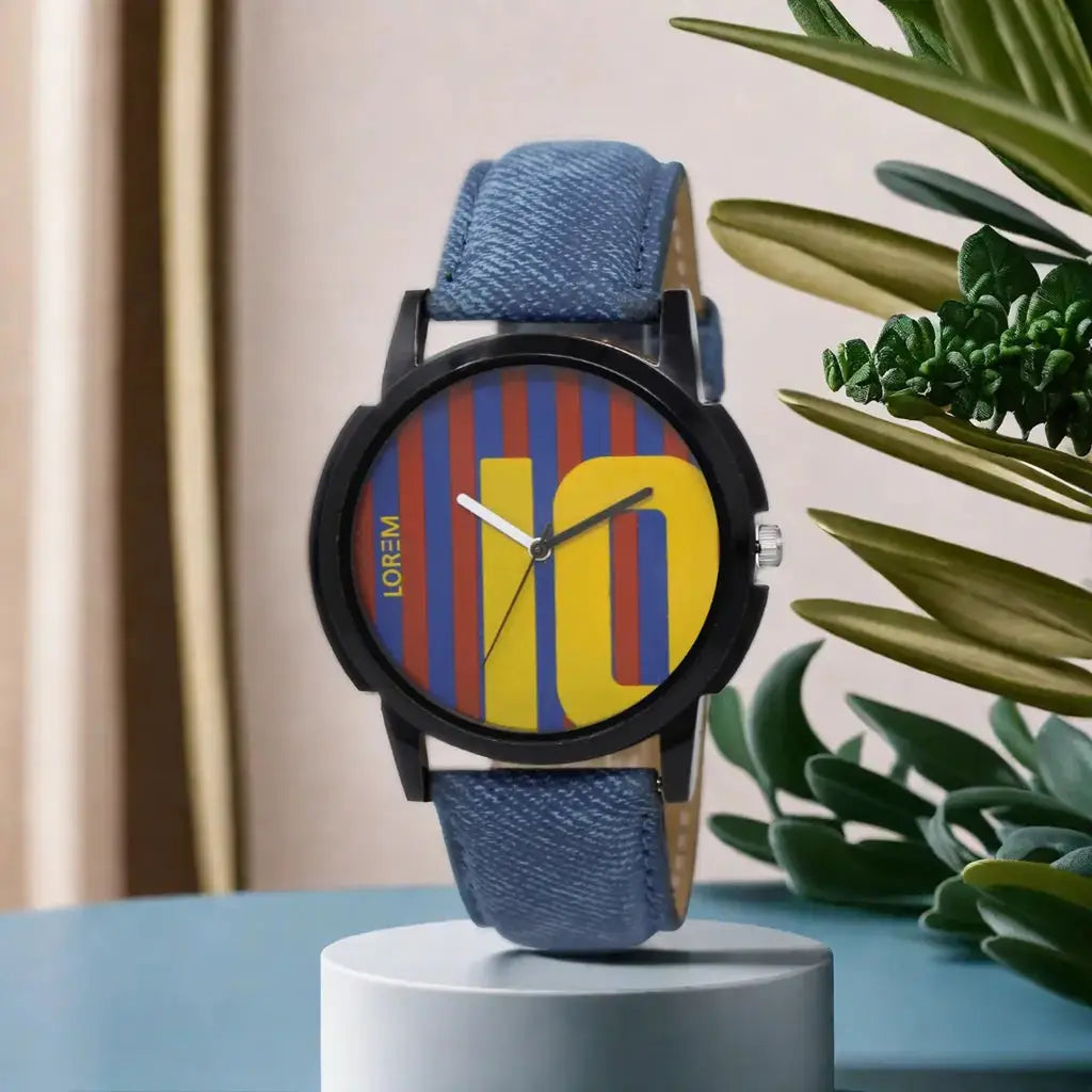 LOREM Multicolor Messi Analog Watch For Men LR10 LOREM
