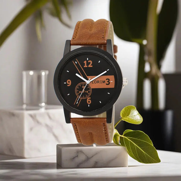 LOREM Multicolor Simple Look Analog Watch For Men LR01 LOREM
