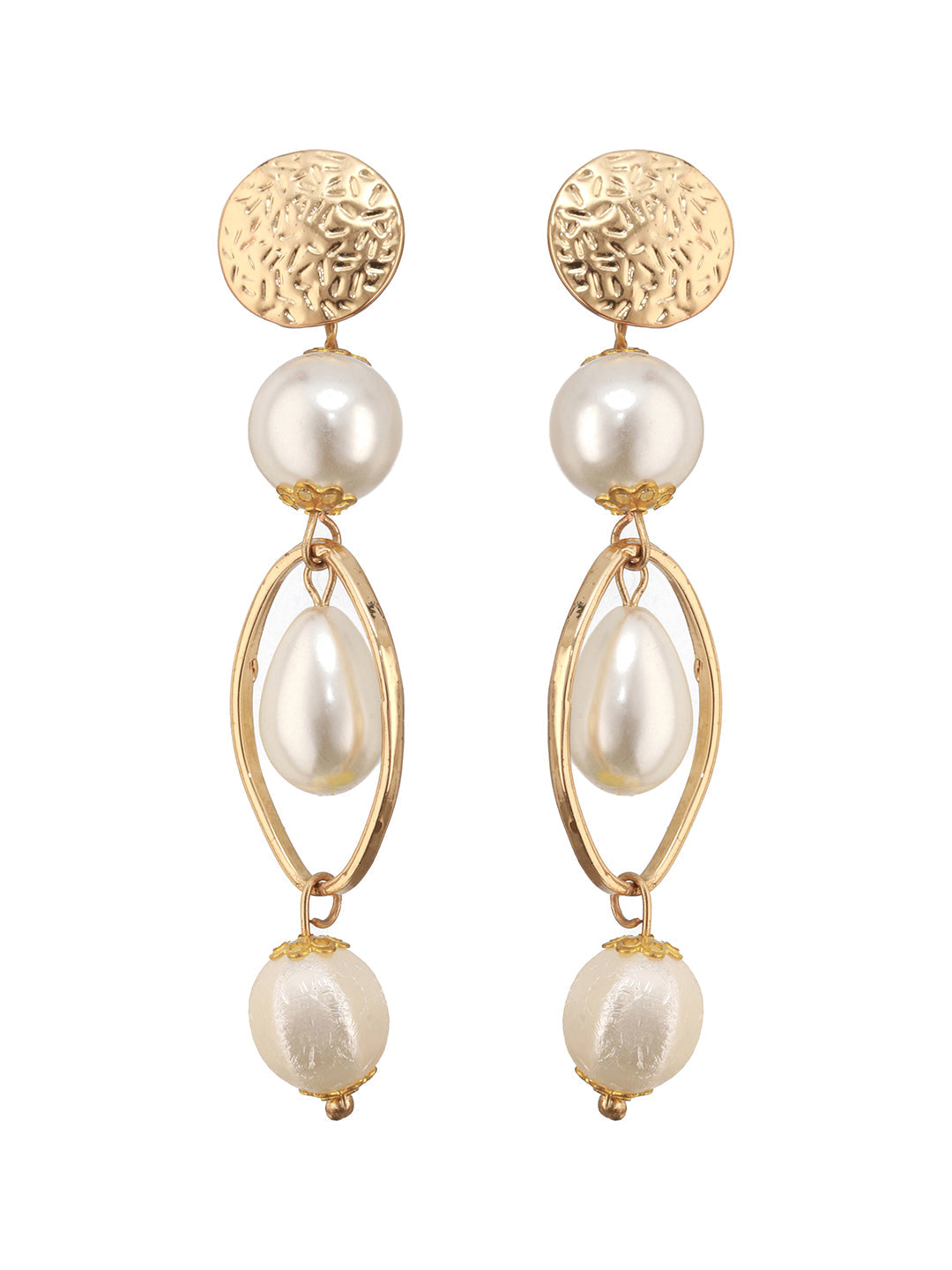 Jazz and Sizzle Gold-Plated Pearls Beaded Jewellery Set