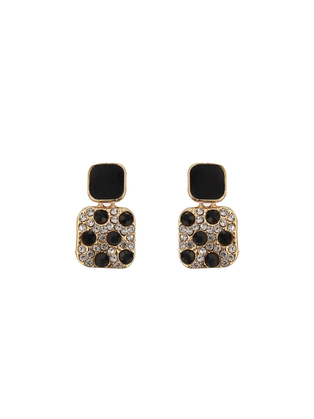 Jazz And Sizzle Gold-Plated Pearl Studded Necklace & Earrings Set