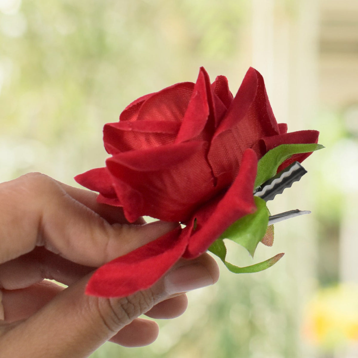 Colourful Flowing Flower Hair Pin (12 Pcs Set Mix Color) HP DD