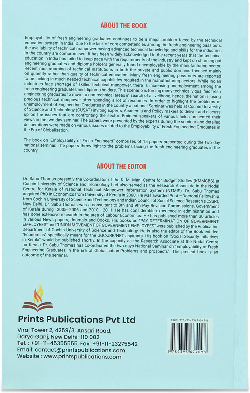 EMPLOYABILITY OF FRESH ENGINEERS:Issues and Challenge Prints Publications