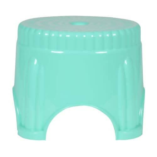Plastic Round High Rise Stool (Blue) Hayagreeva Enterprises