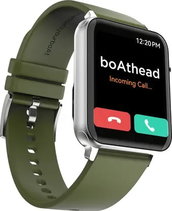 boAt Storm Call w/ 4.29 cm(1.69"), BT Calling Smartwatch (Forest Green Strap) -Free Size Halfpe Deals