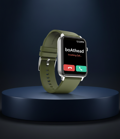 boAt Storm Call w/ 4.29 cm(1.69"), BT Calling Smartwatch (Forest Green Strap) -Free Size Halfpe Deals