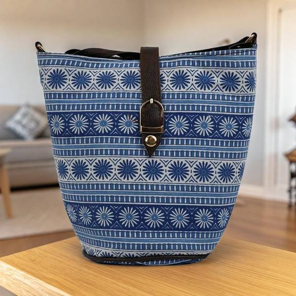 Cotton Sling Bag For Sophisticated Women And Girls (Multi-Colors)