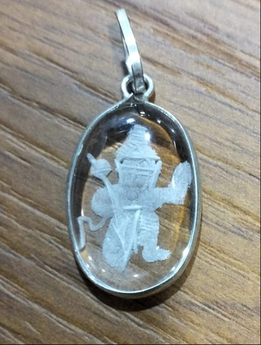 Spatika Hanuman Pendent for Men & Women