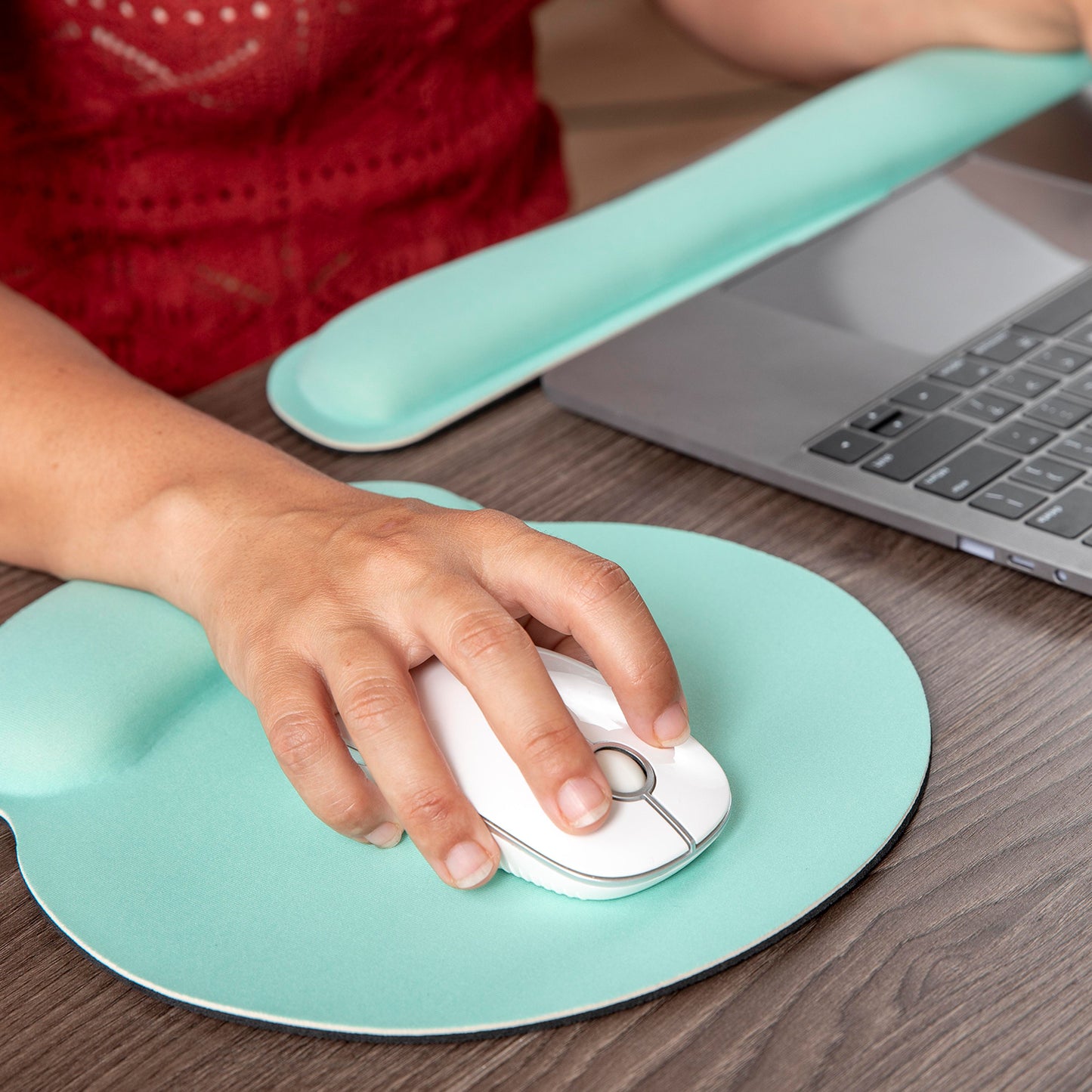 Mouse Pad Used For Mouse While Using Computer (Wrist S).