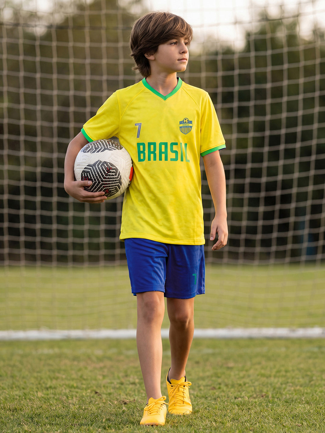 Lil Tomatoes Boys Sportswear Sets - Yellow