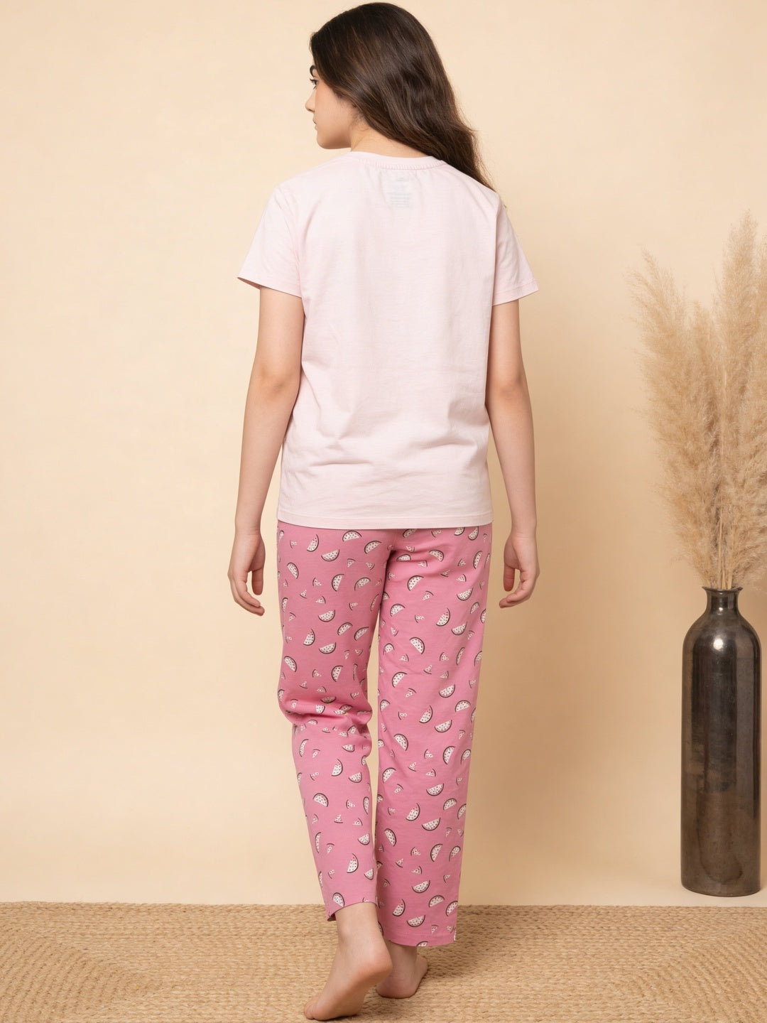 Lil Tomatoes Girls Cotton Night Suits - Pink