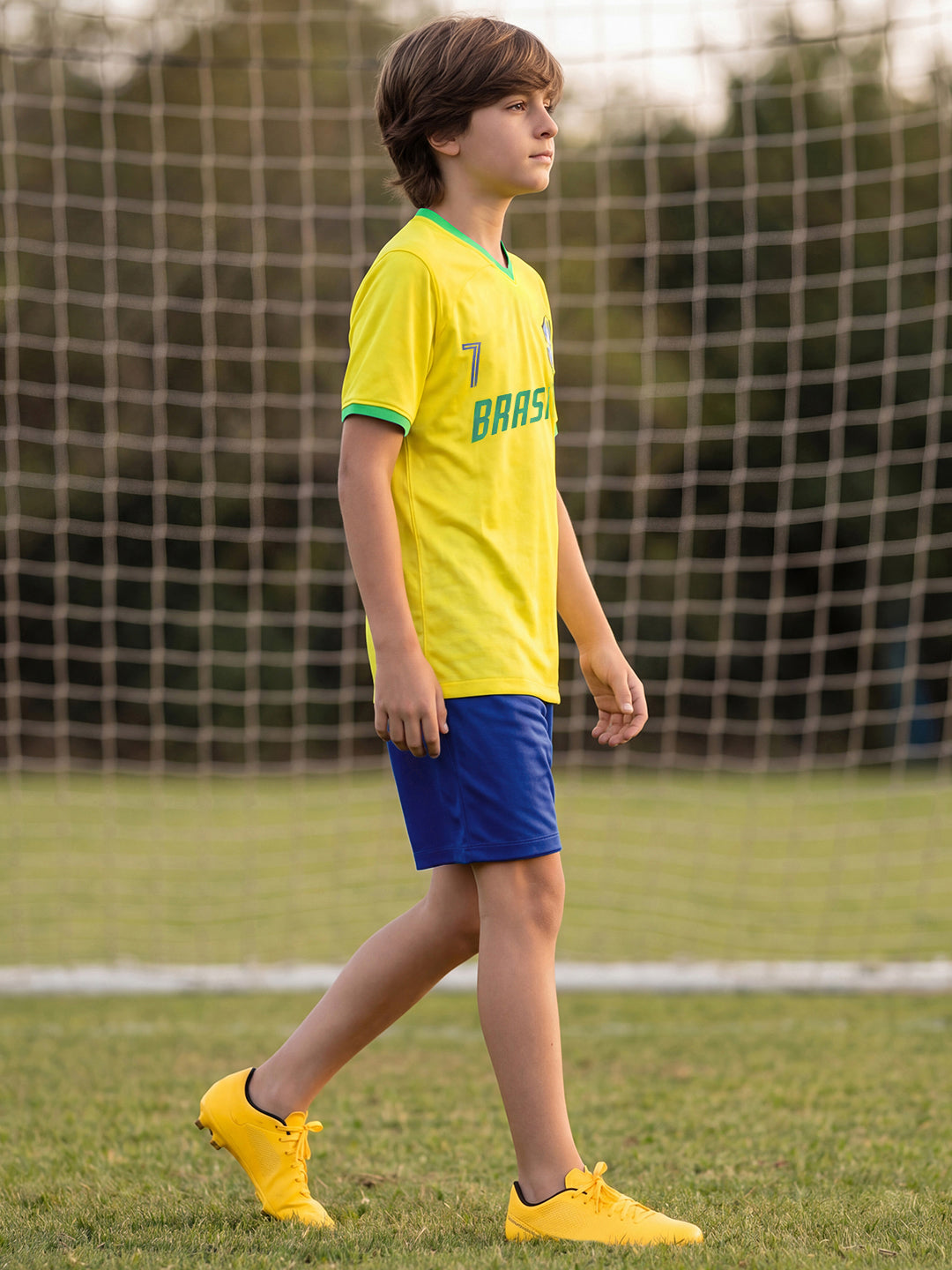 Lil Tomatoes Boys Sportswear Sets - Yellow
