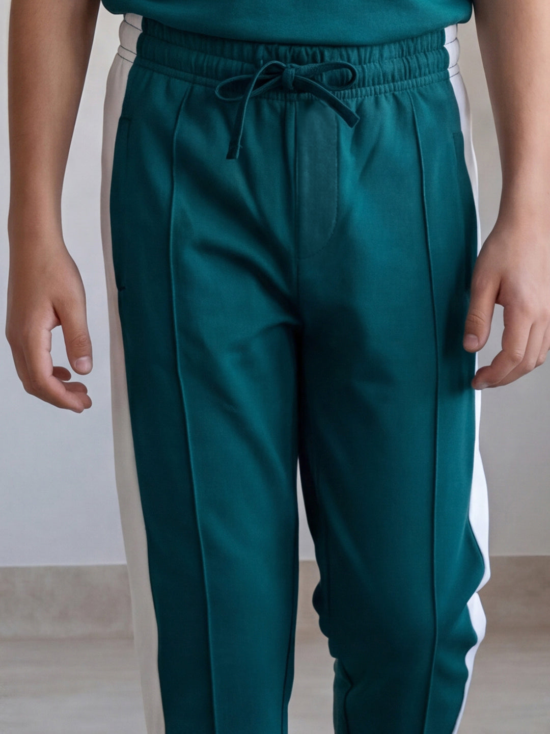 Lil Tomatoes Boys Cotton Looper Trackpant - Teal