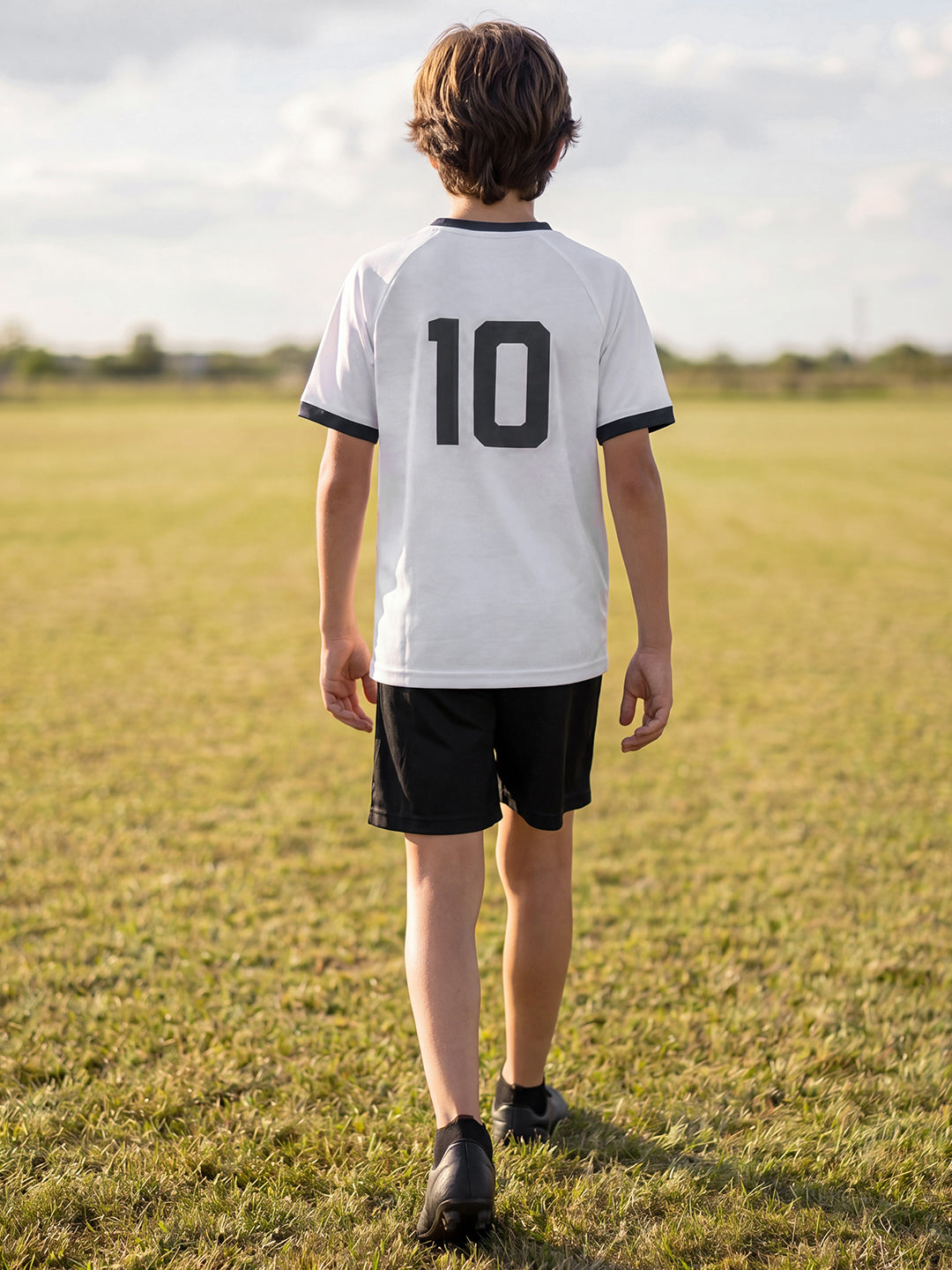 Lil Tomatoes Boys Sportswear Sets - White