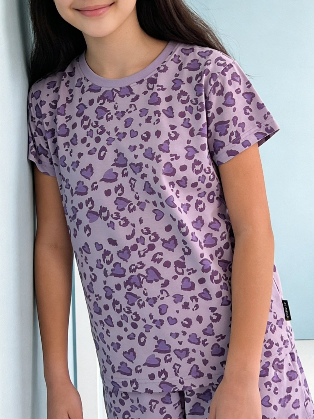 Lil Tomatoes Girls Cotton Night Suits - Lilac