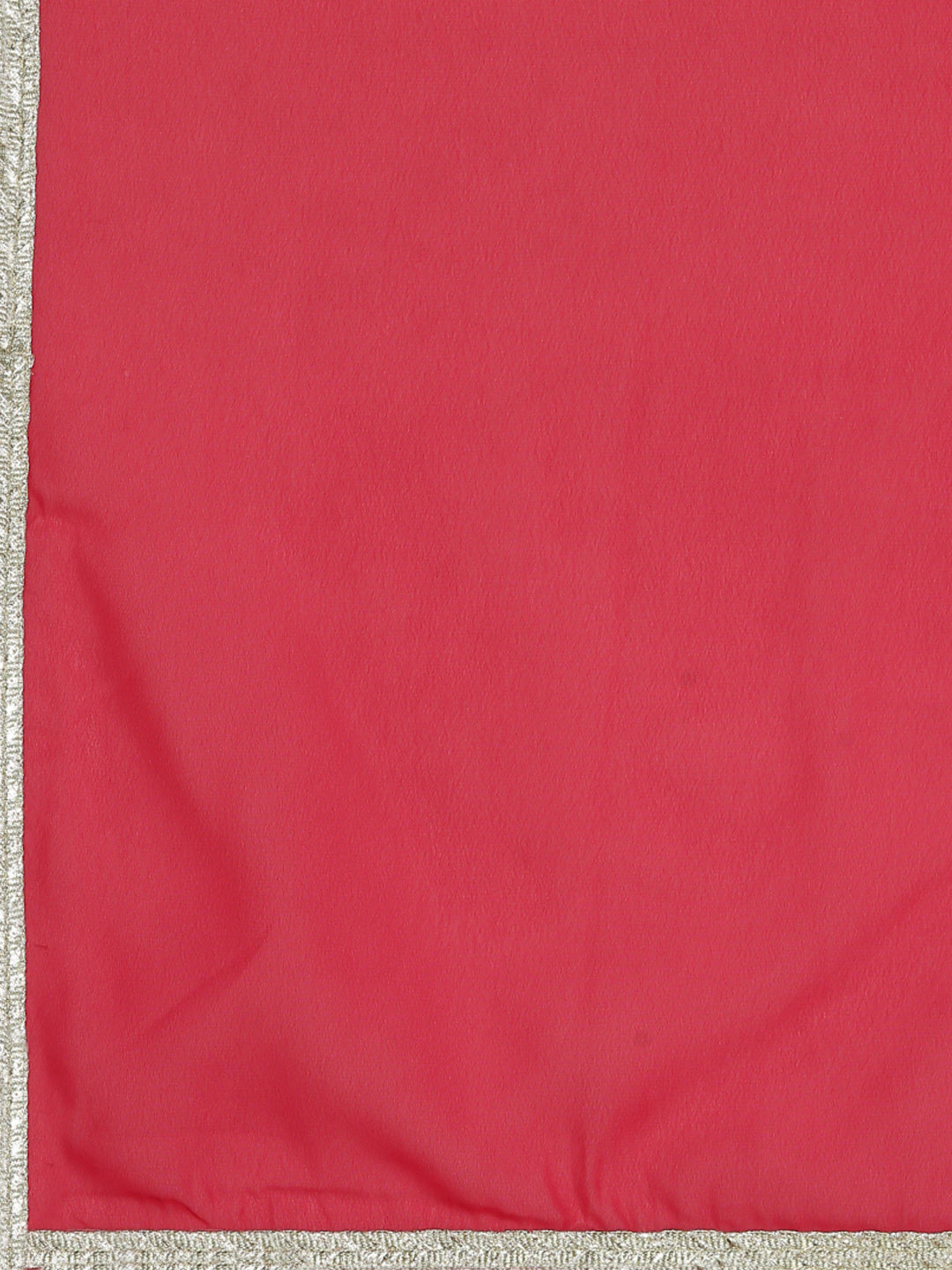 Bollywood Vogue Ready To Wear Rani Pink Georgette Embroidered Anarkali Suit - Detail View