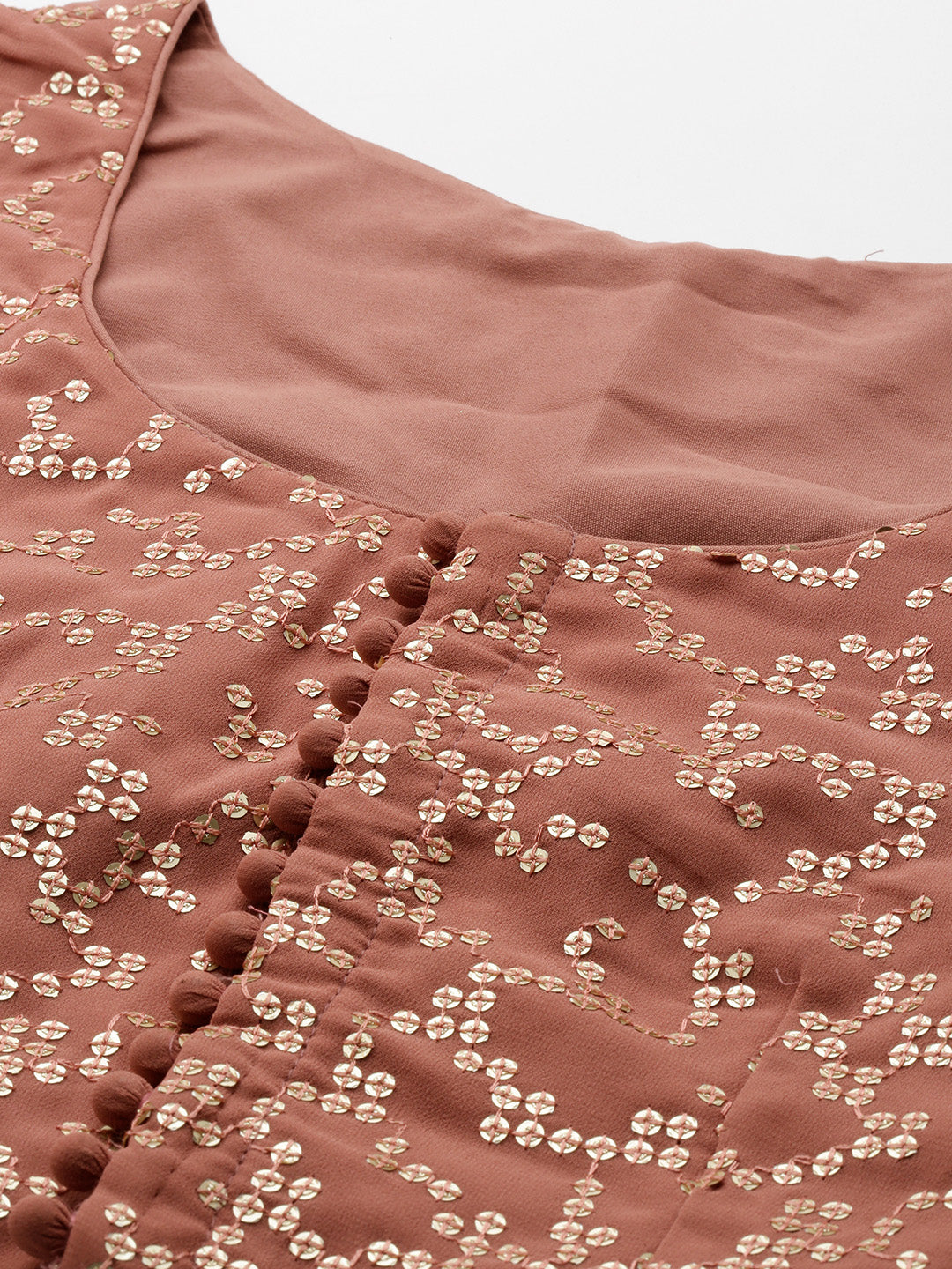 Bollywood Vogue Ready To Wear Pink Georgette Embroidered Lehenga Set - Look Shot
