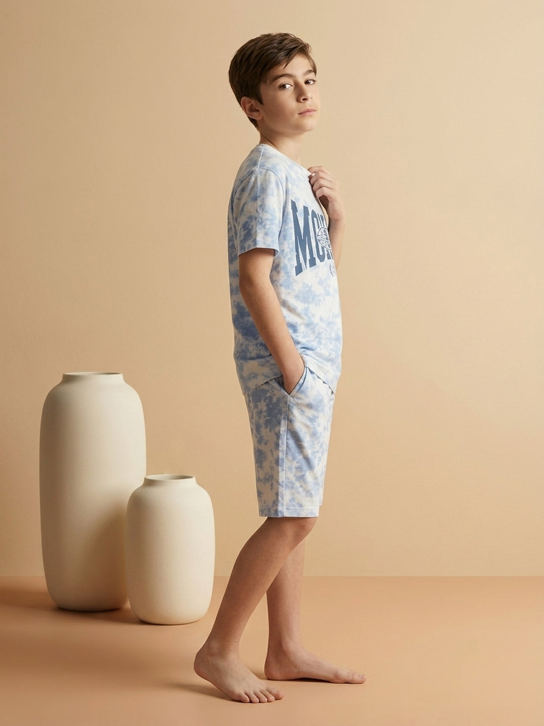 Lil Tomatoes Boys Cotton Night Suits - Blue