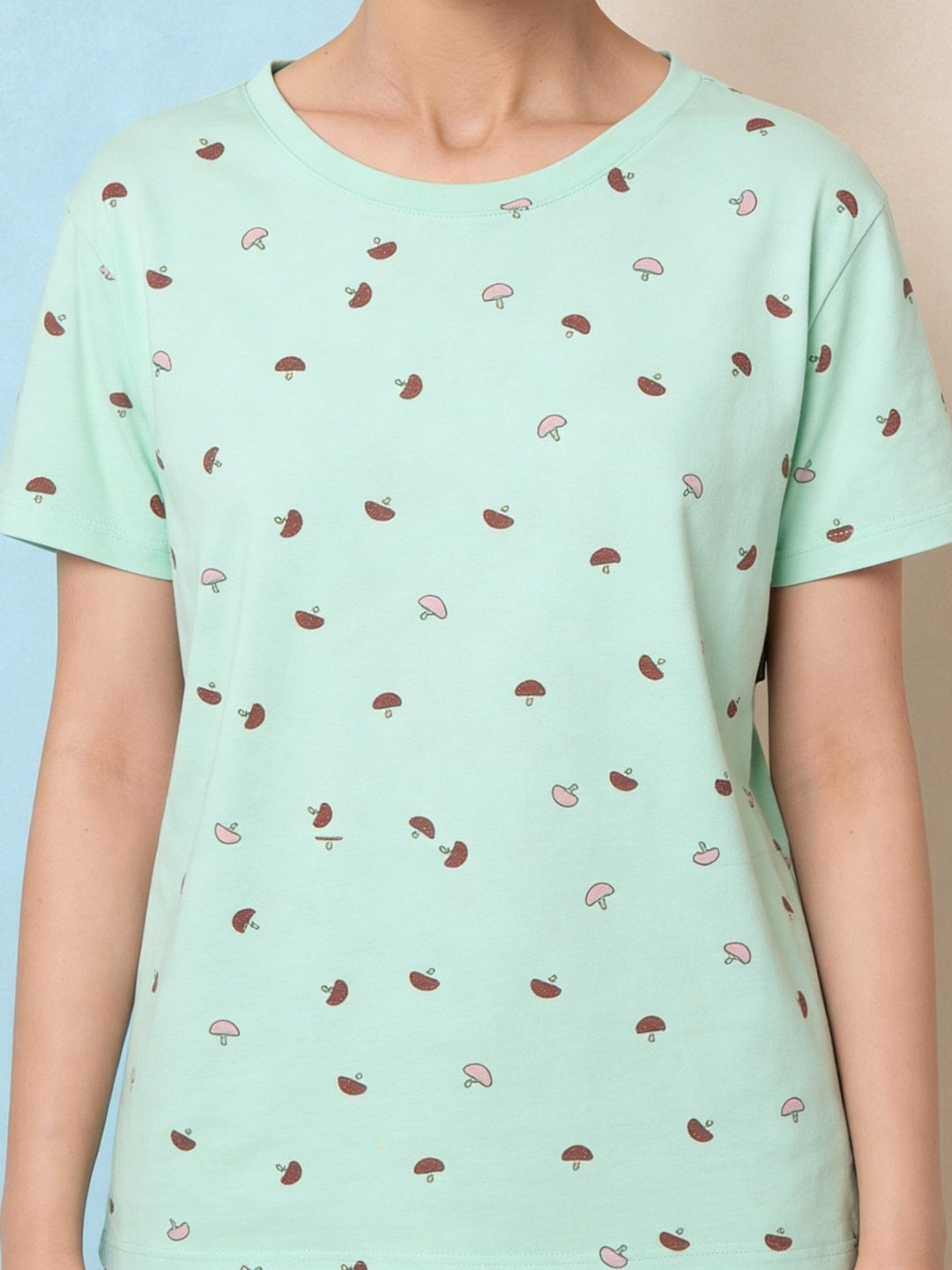 Lil Tomatoes Girls Cotton Night Suits - Light Green