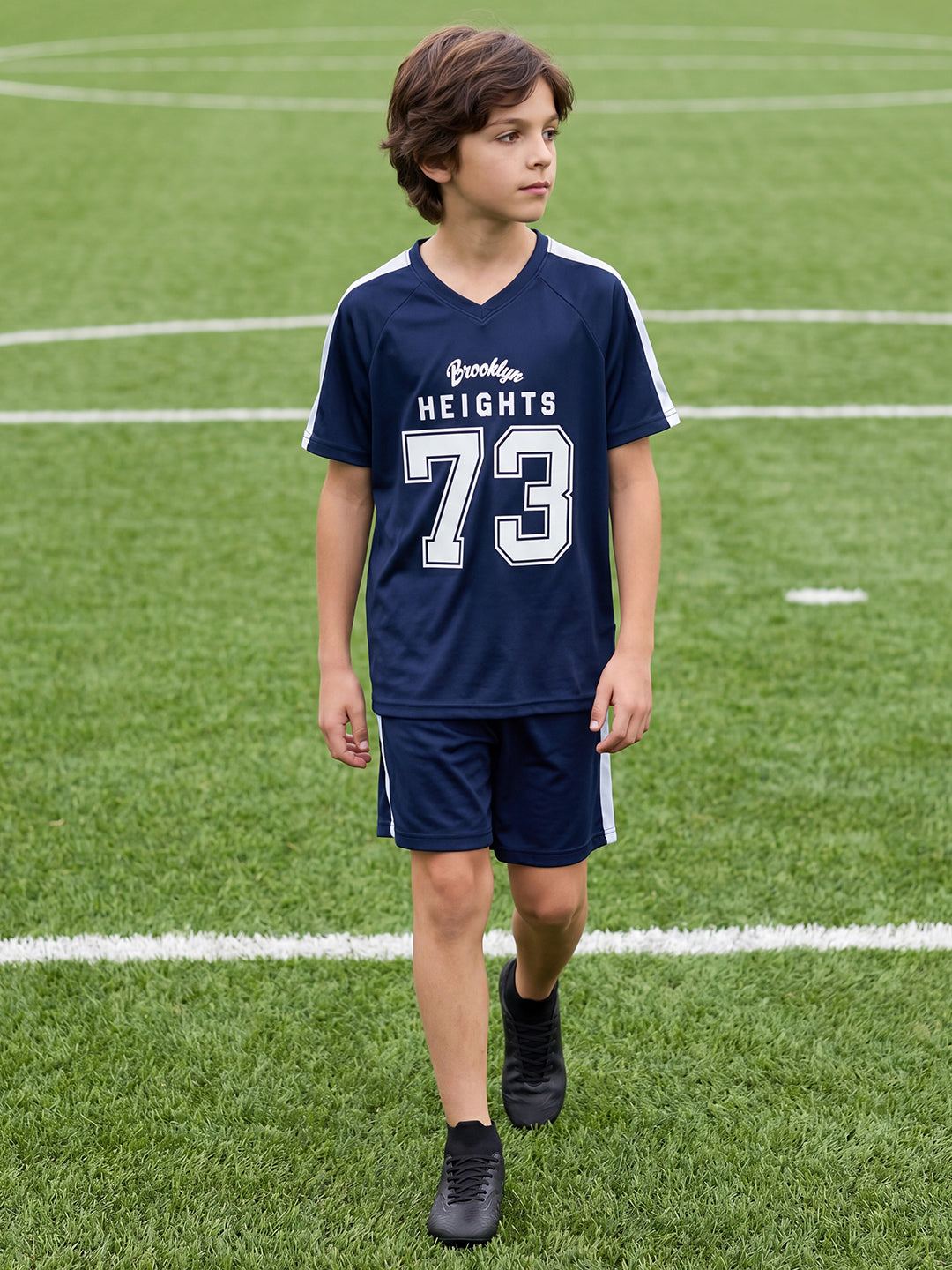 Lil Tomatoes Boys Sportswear Sets - Navy Blue