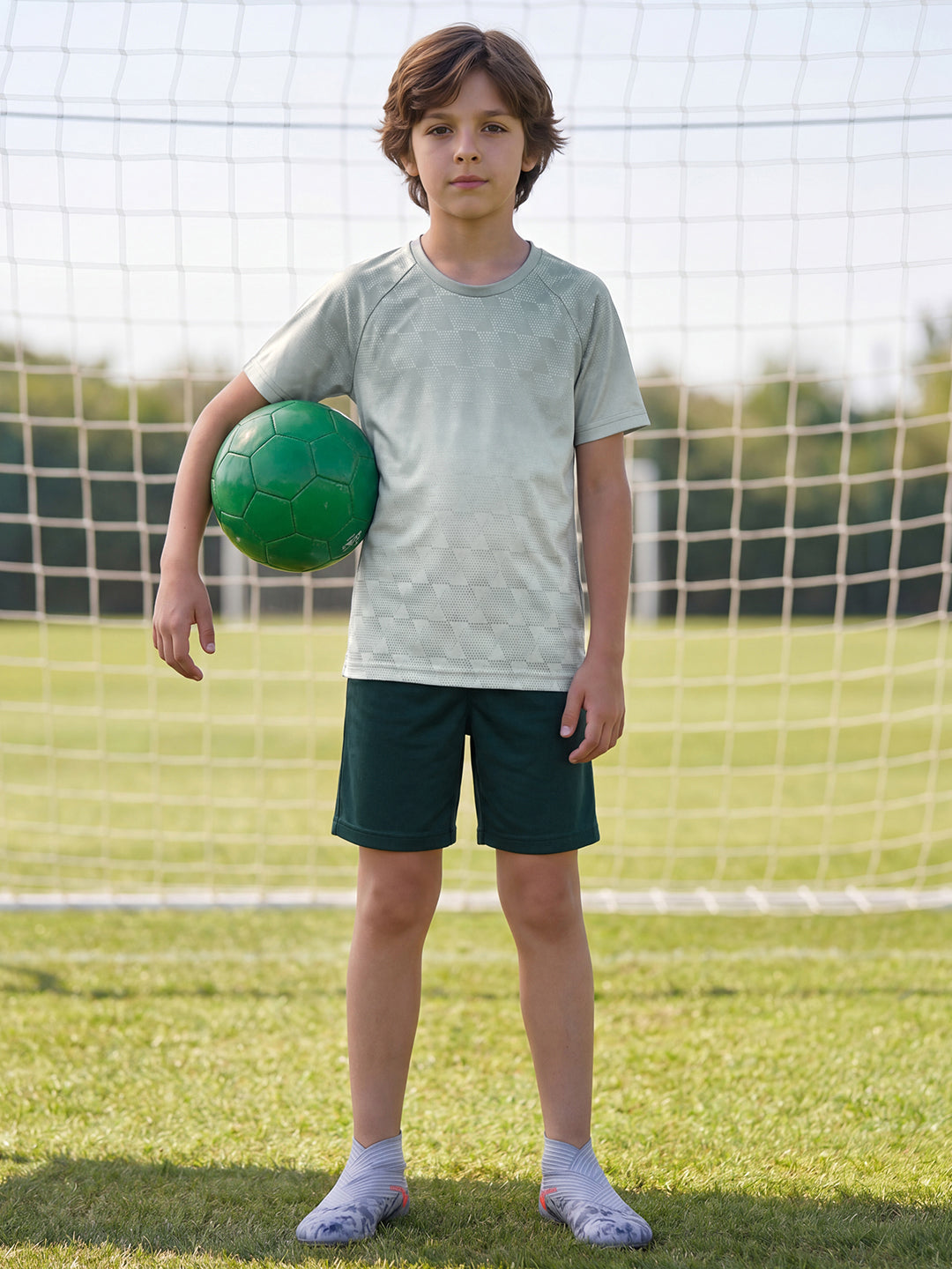 Lil Tomatoes Boys Sportswear Sets - Bottle Green