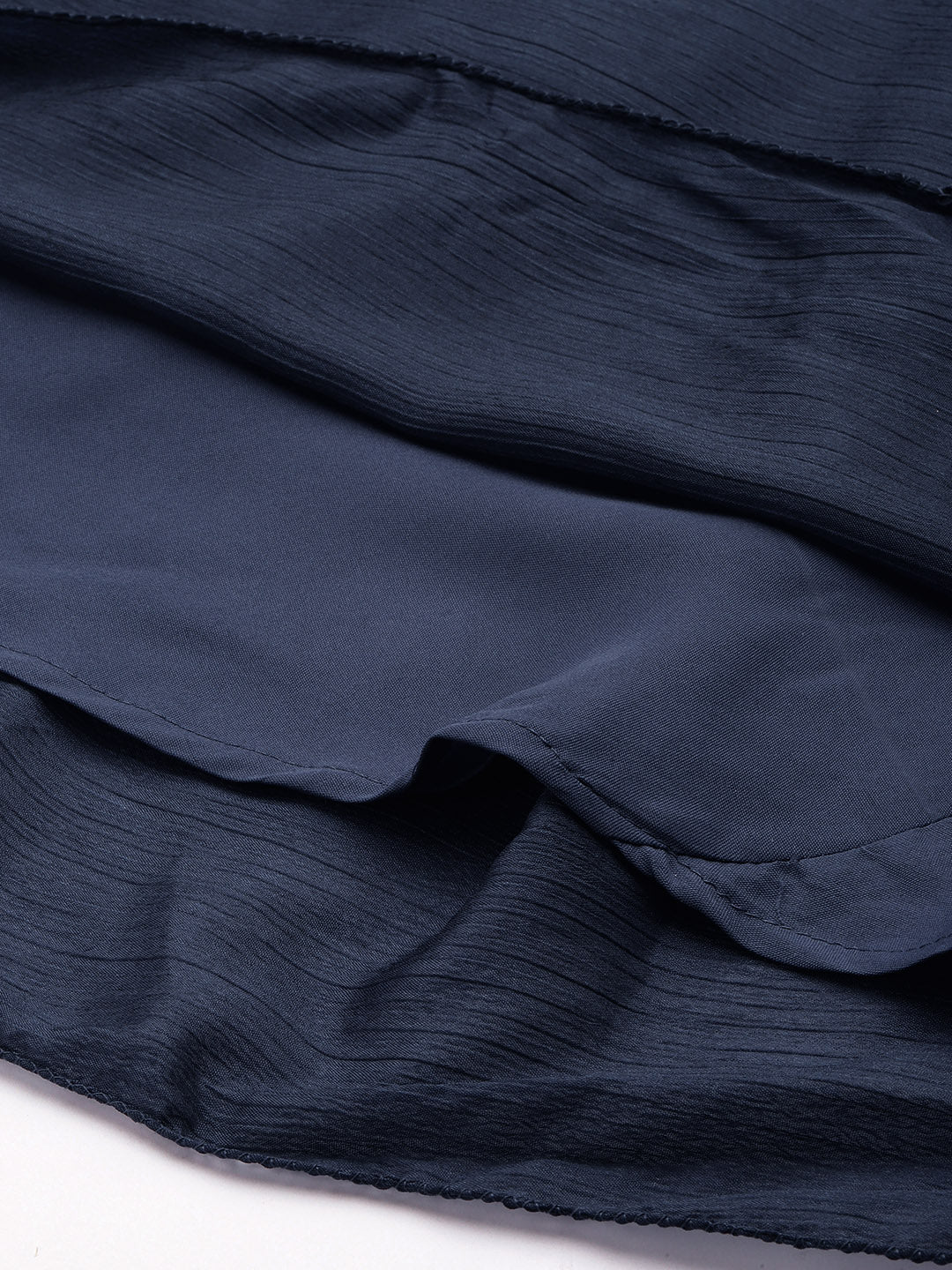 Bollywood Vogue Ready To Wear Grey Chinon Tie N Dye Gown - Detail View