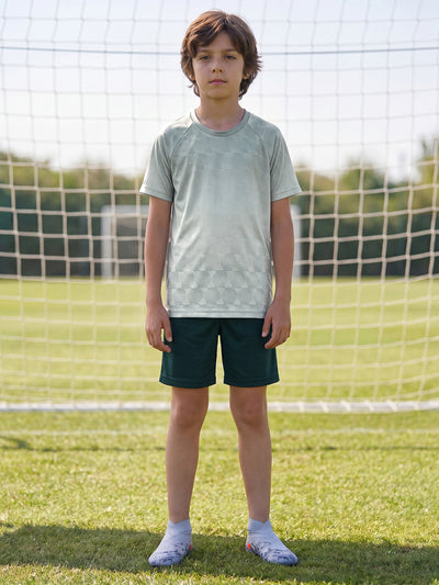 Lil Tomatoes Boys Sportswear Sets - Bottle Green