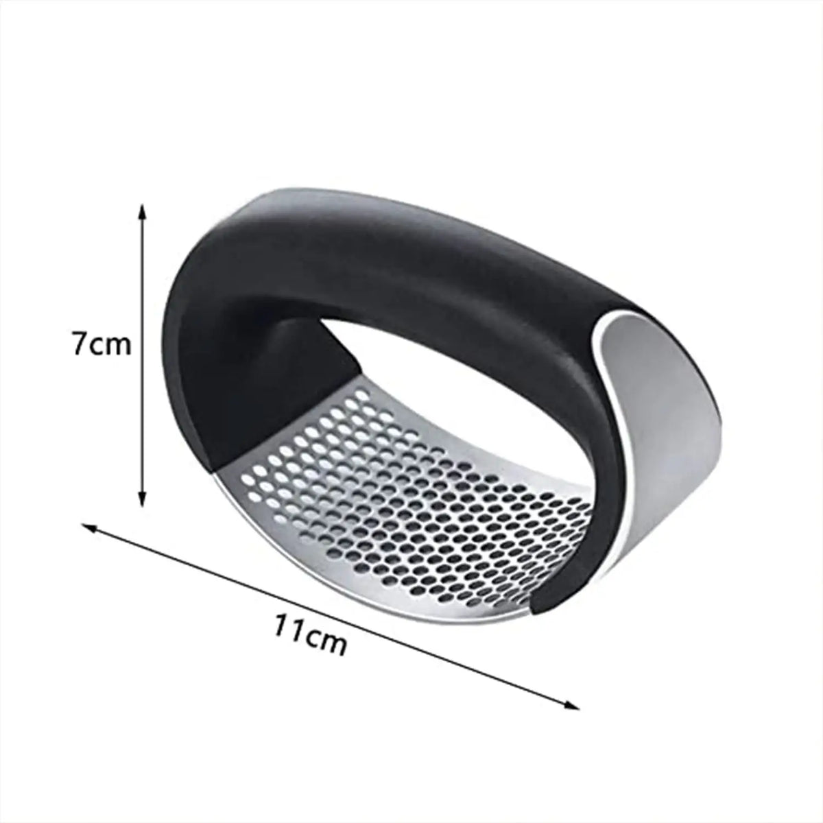 Stainless Steel Garlic Presser Crusher (Multicolor) HP DD