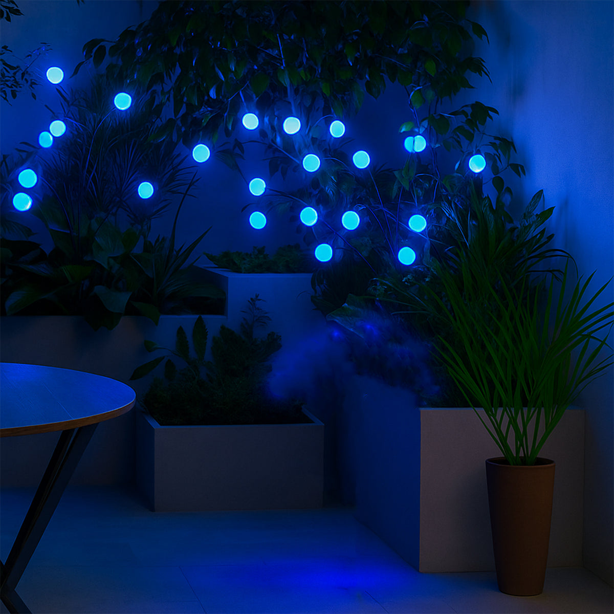 Solar LED Fiber Optic Garden Light for Waterproof Outdoor Decorative Path Lamp with Auto On/Off Sensor (1 Pc)