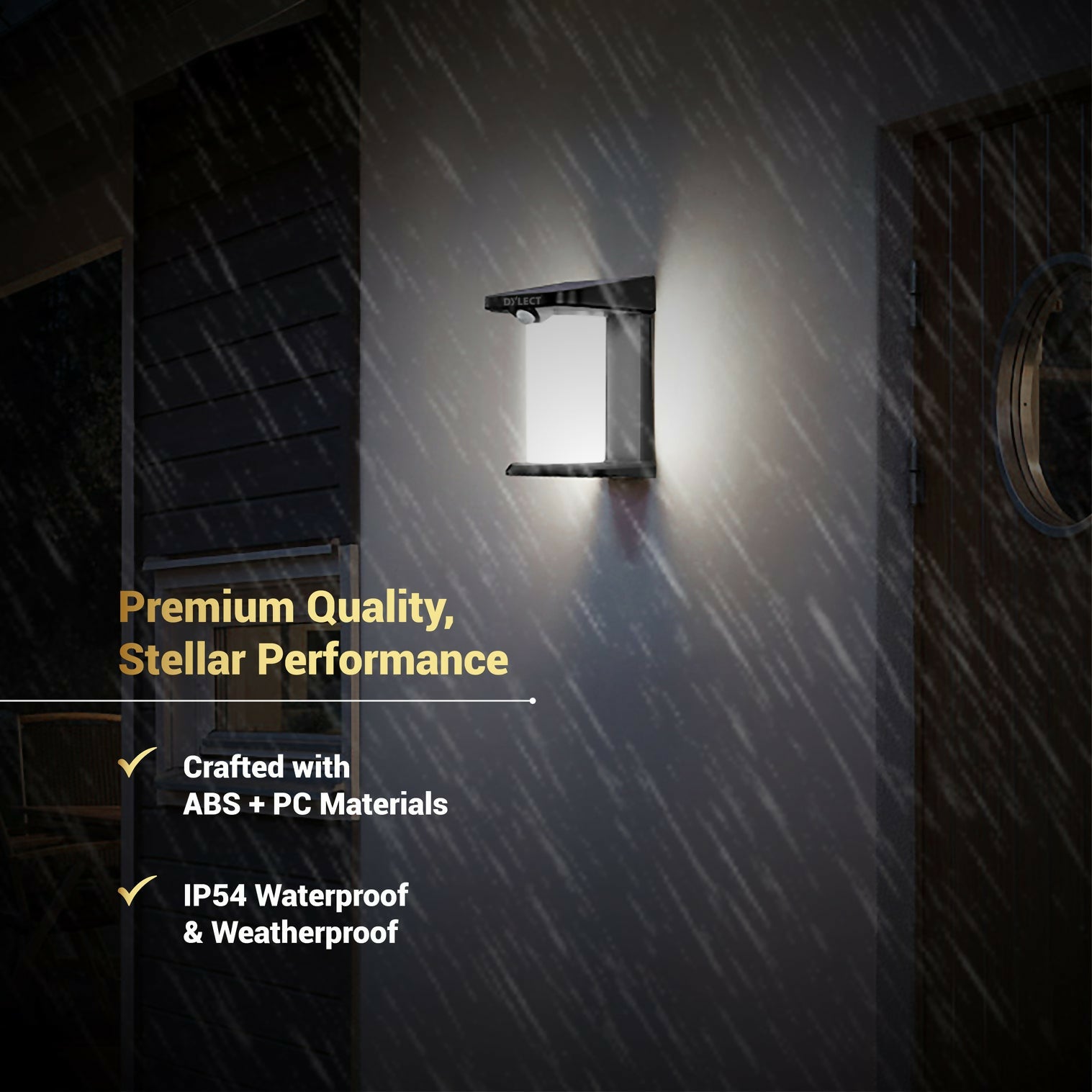 Luxury Lighting – Solar Light/Lamp for Home Décor, Solar Light for Modern Homes with Motion Sensor, 3 Modes in 1, Upto 10Hr Runtime with Auto On/Off, IP54 Waterproof (6500K Cool White).