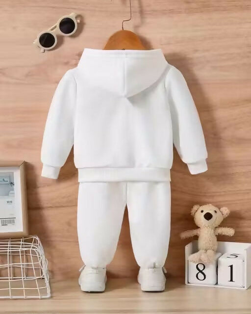Kids Hooded Top & Bottom Clothing Set Luck Fashion
