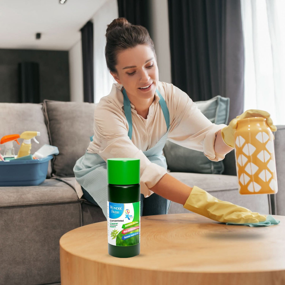 Mop Floor Surface Cleaner Liquid - Disinfectant Insect Repellent HP DD