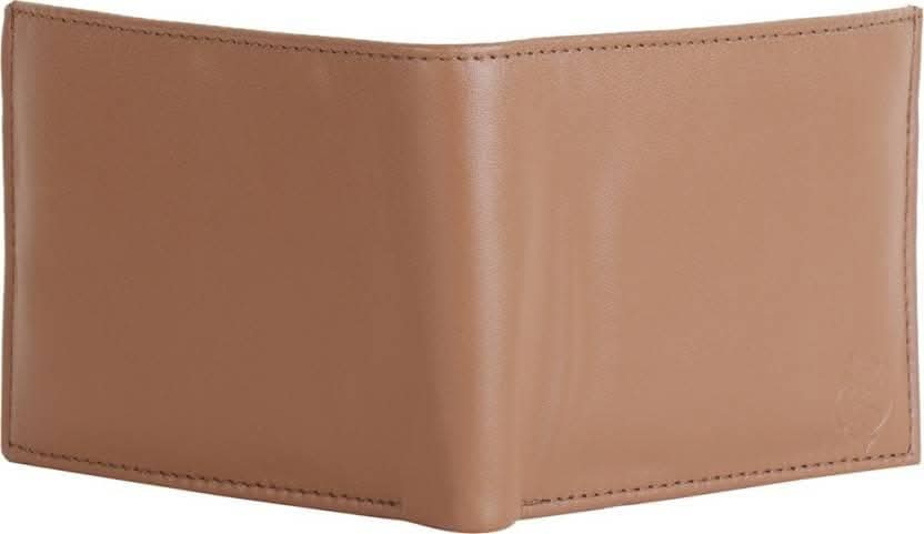 ZEVORA Men & Women Casual Tan Artificial Leather Wallet - HalfPe