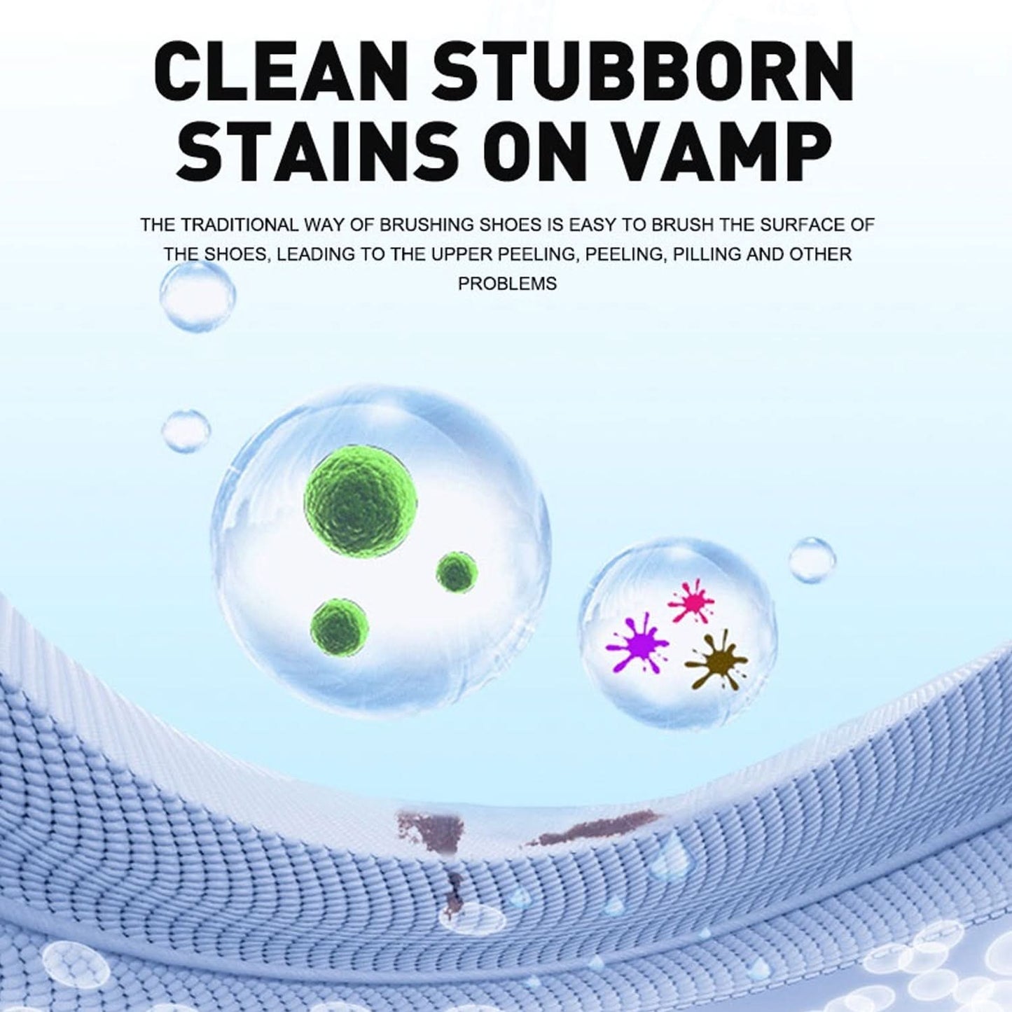 Shoe Cleaning Cream & Stain Remover & 260g Sneaker Cleaner for White Rubber Soles & Polish