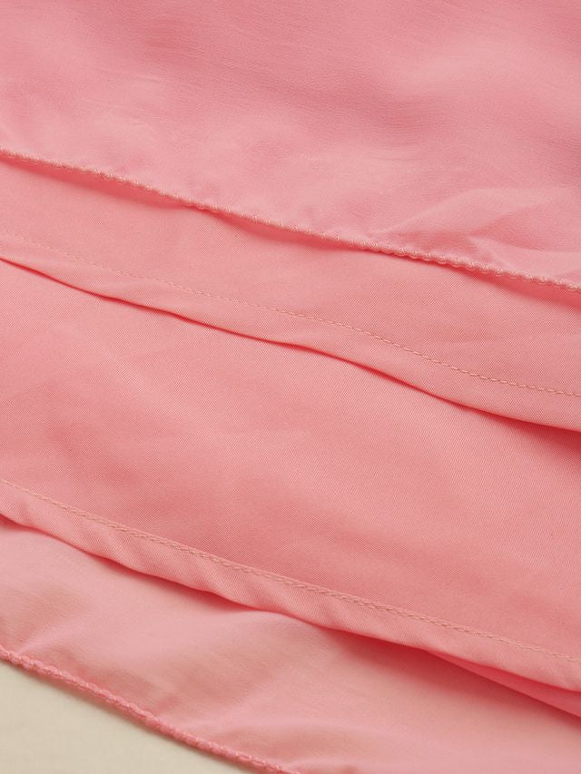 Bollywood Vogue Ready To Wear Off White N Pink Georgette Gown