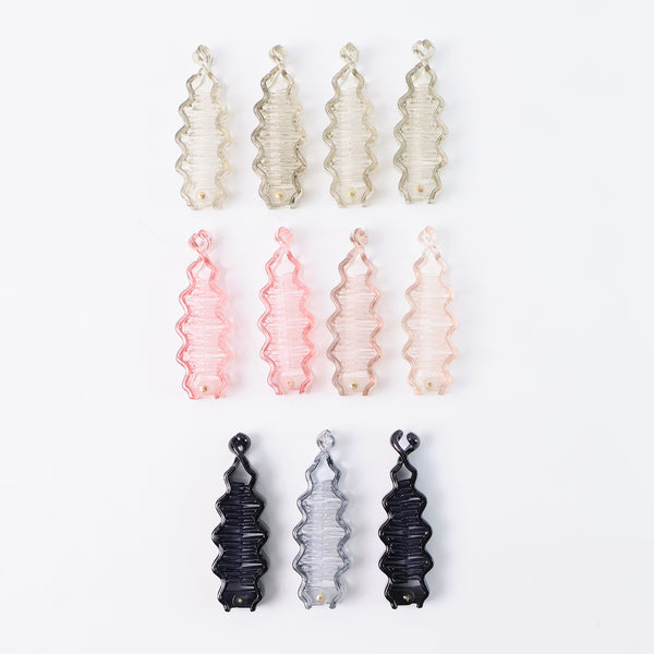 Plastic Hair Claw Clips Strong Clips (12 Pc Mix Color) Hair Accessories