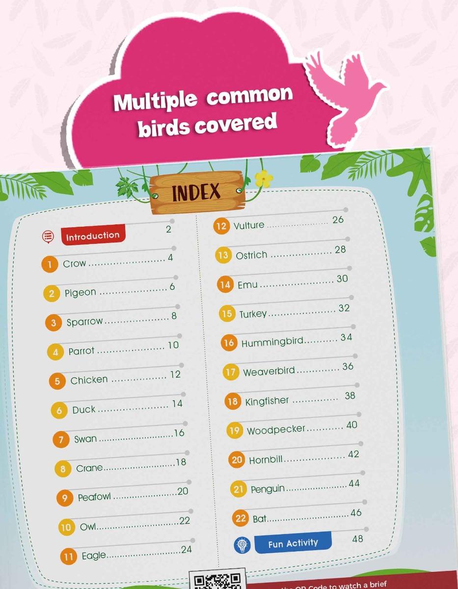 Birds Information Book for Kids | Early Learning Activity Book - Image 4