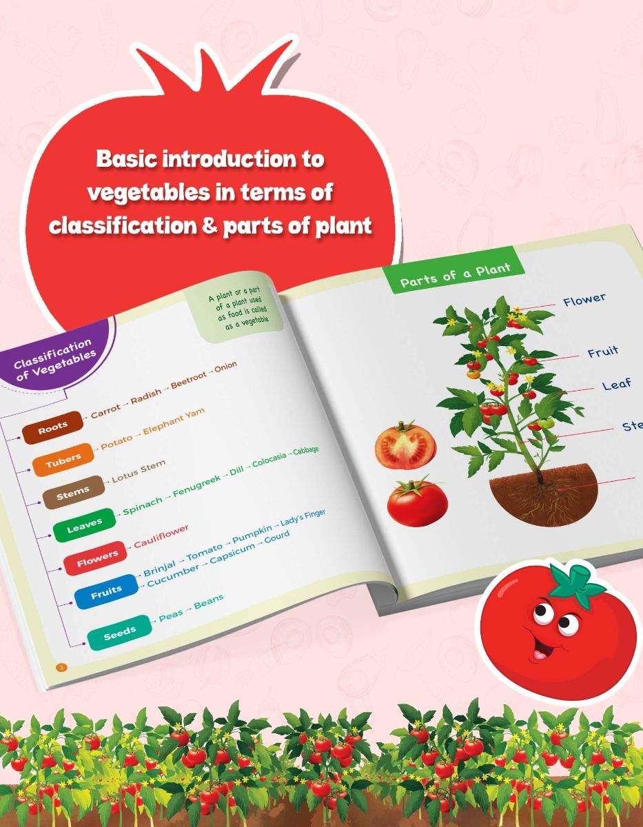 Vegetables Information Book for Kids | Early Learning Activity Book - Image 6