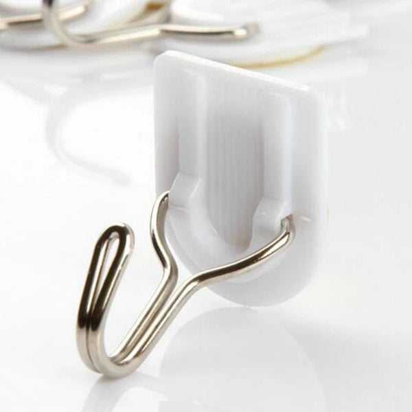 Adhesive Sticker Abs Plastic Hook Towel Hanger For Kitchenbathroom